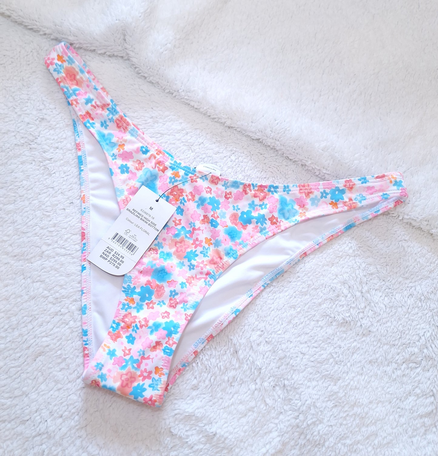 Cotton On Refined High Side Brazilian Bikini Bottom  Colour: Lea Floral