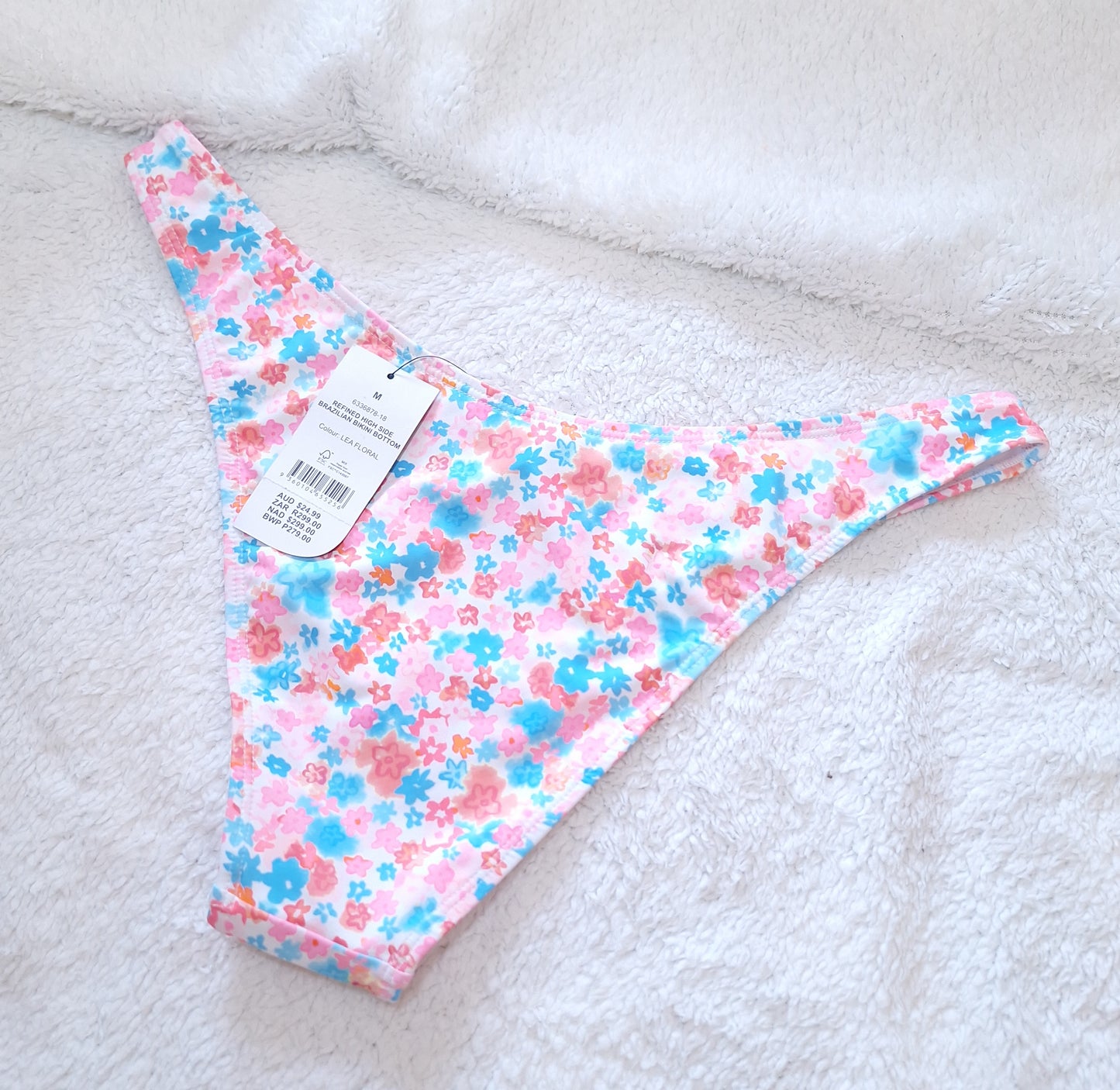Cotton On Refined High Side Brazilian Bikini Bottom  Colour: Lea Floral