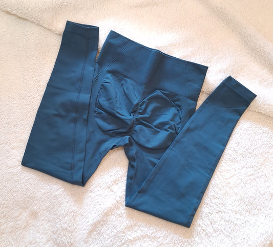 Wye Band Scrunch Bum Leggings Kleur: Teal