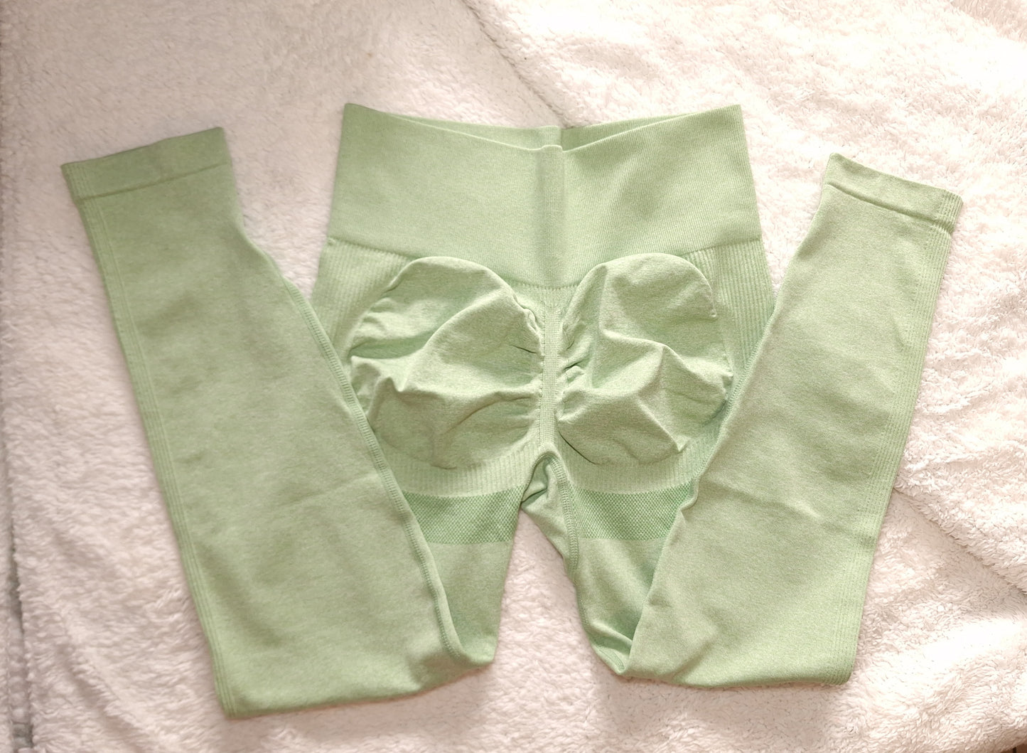 Wye Band Scrunch Bum Leggings Kleur: Mint Groen Marle