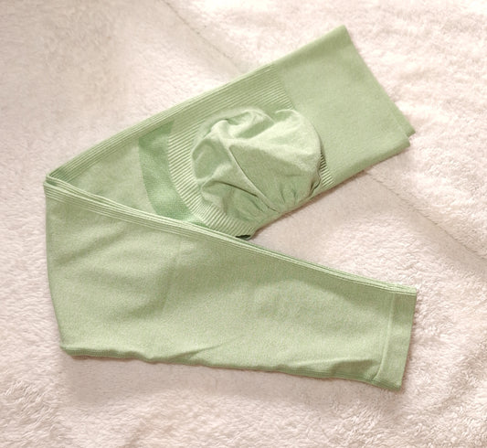 Wye Band Scrunch Bum Leggings Kleur: Mint Groen Marle