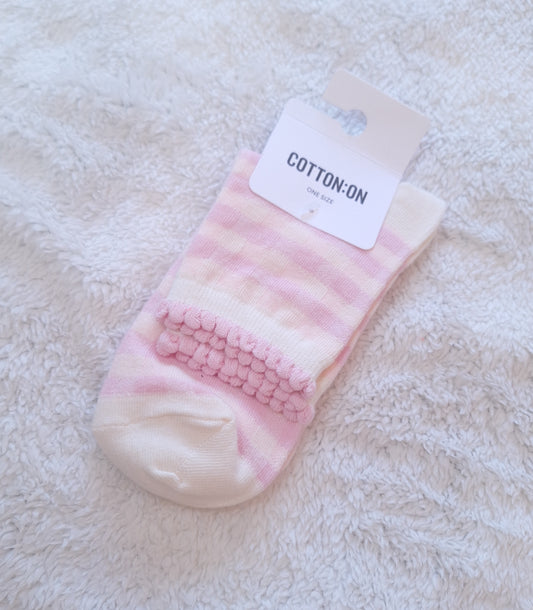 Katoen op Gingham Mid Crew Sock's
