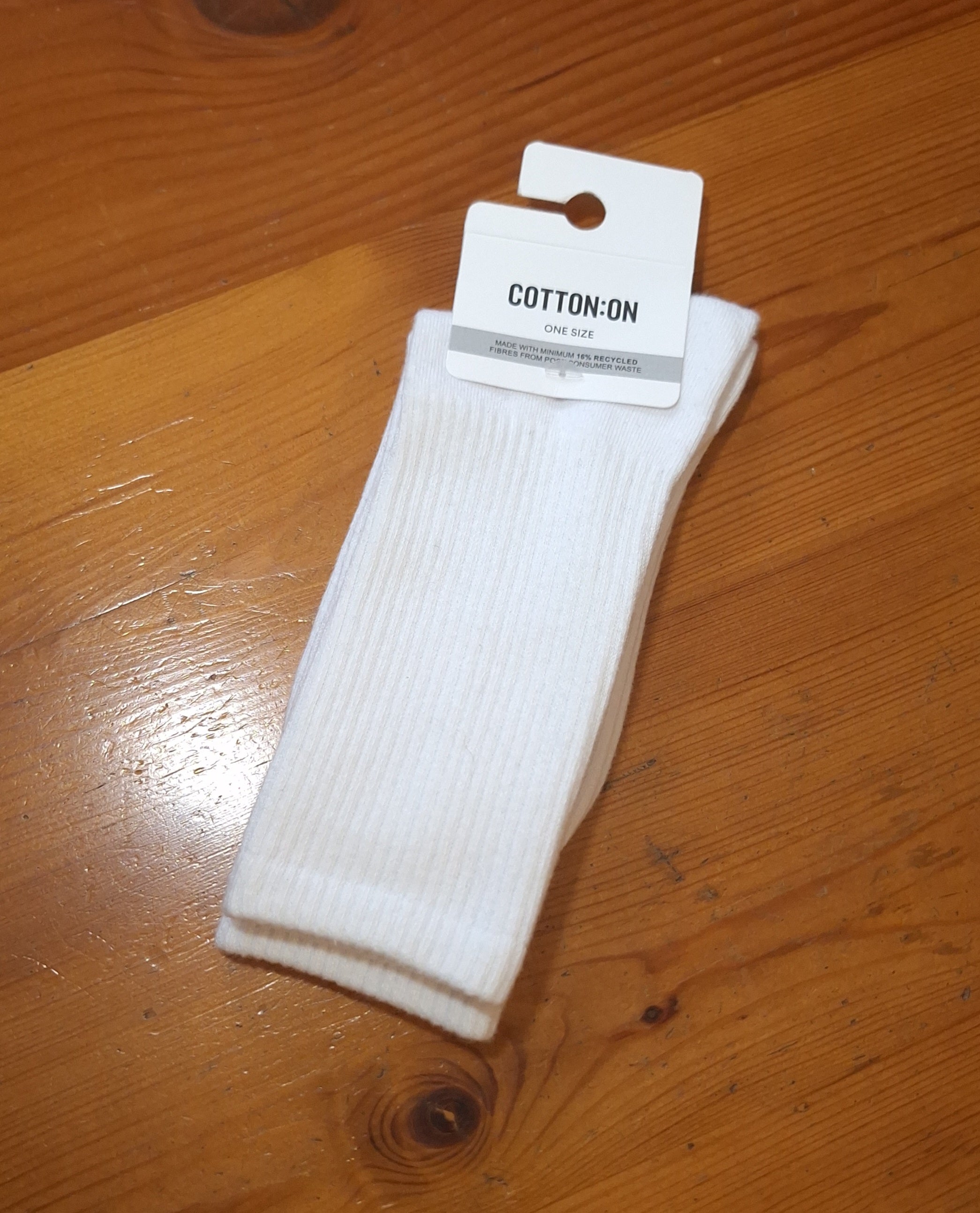 Cotton On - One Size Club House Crew Sock's