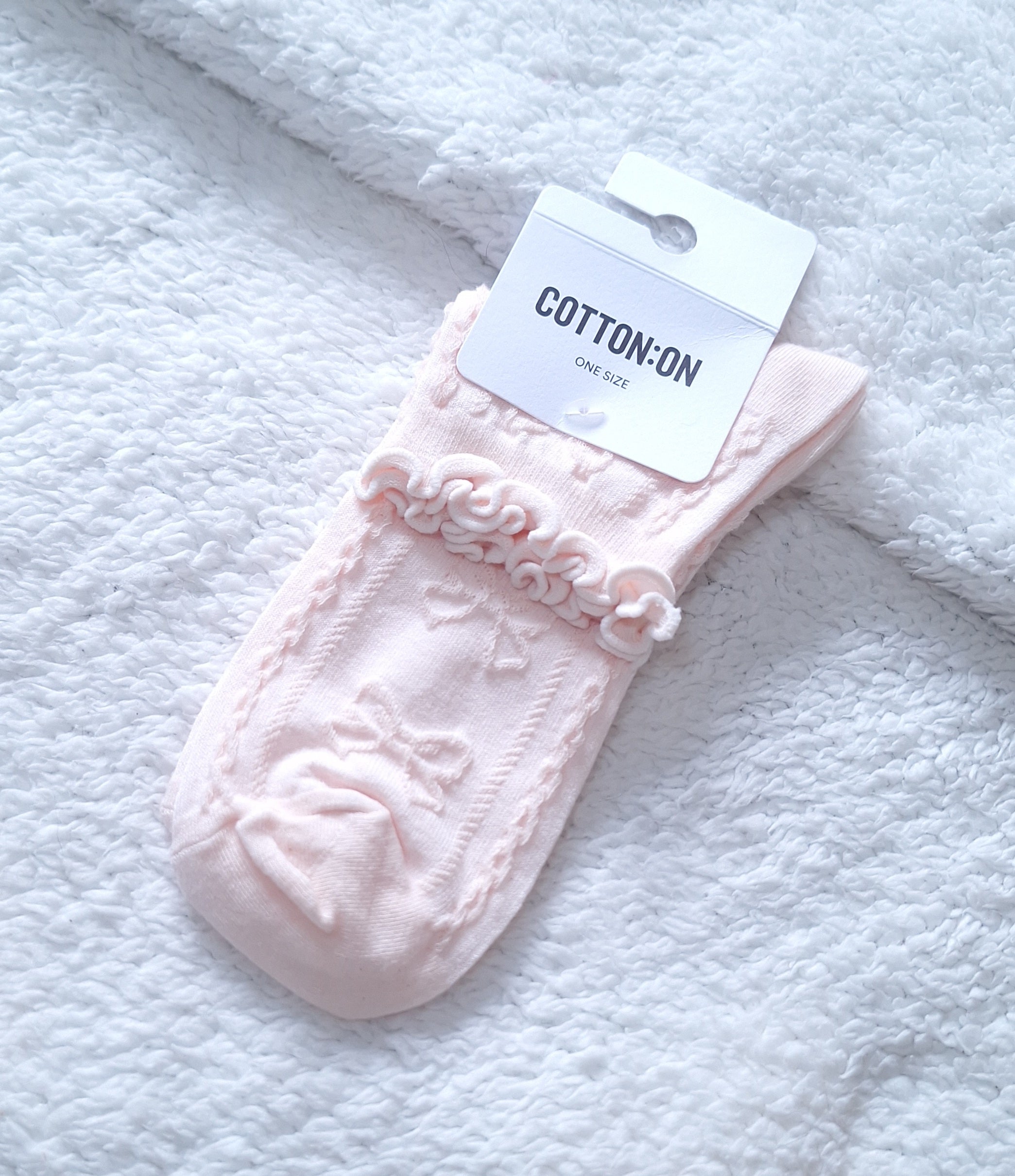 Cotton on - Frill Pointelle Ankle Sock's