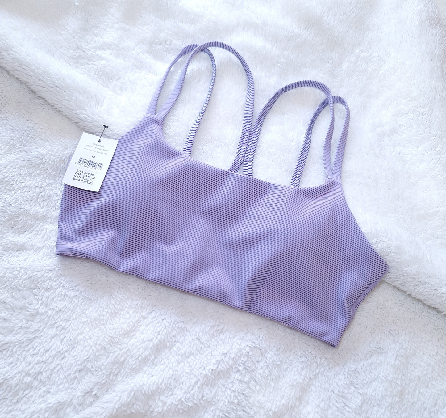 Katoen Op Strappy Sports Crop