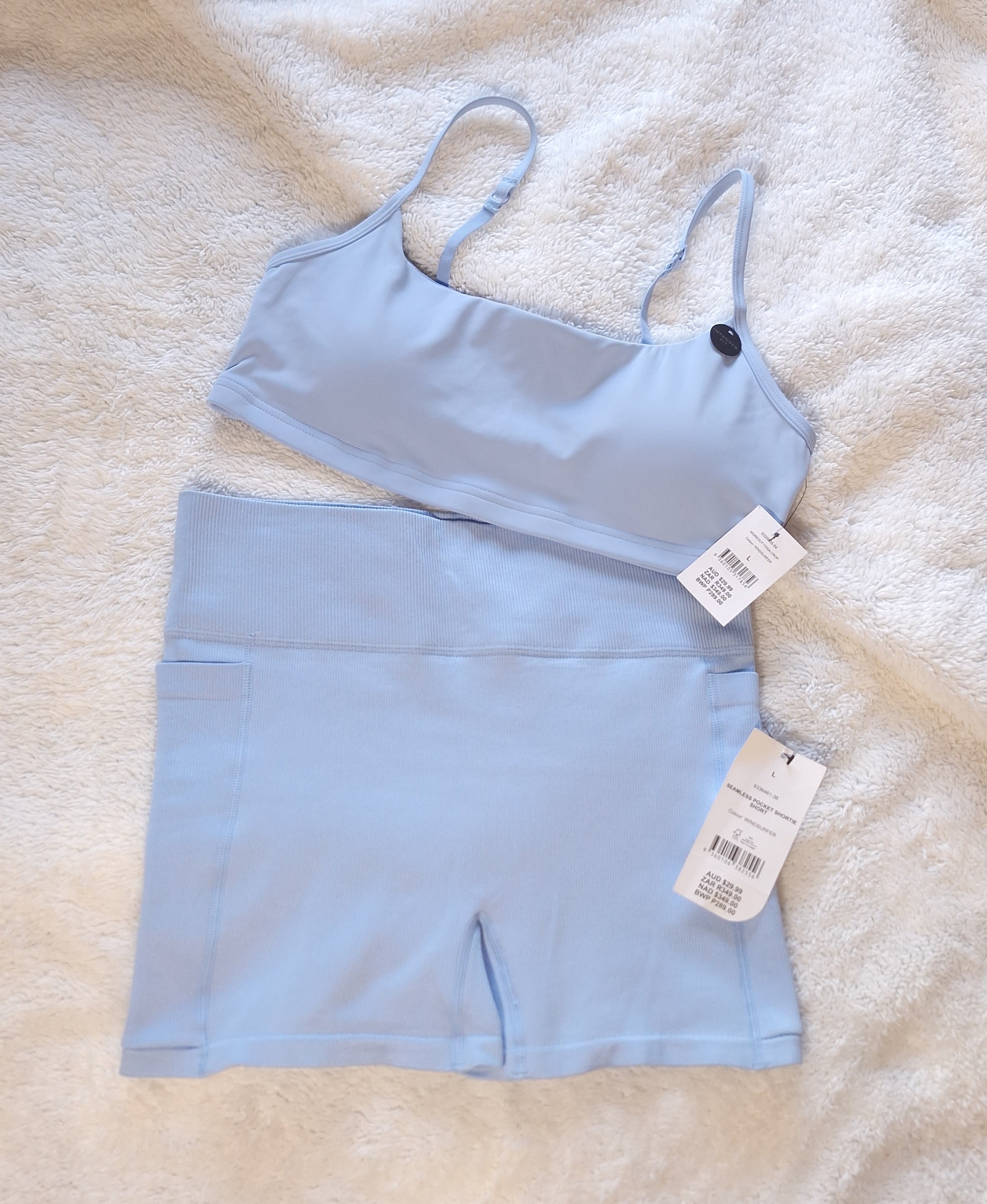 Cotton On - Workout Yoga Crop , Seamless Pocket Shortie Short