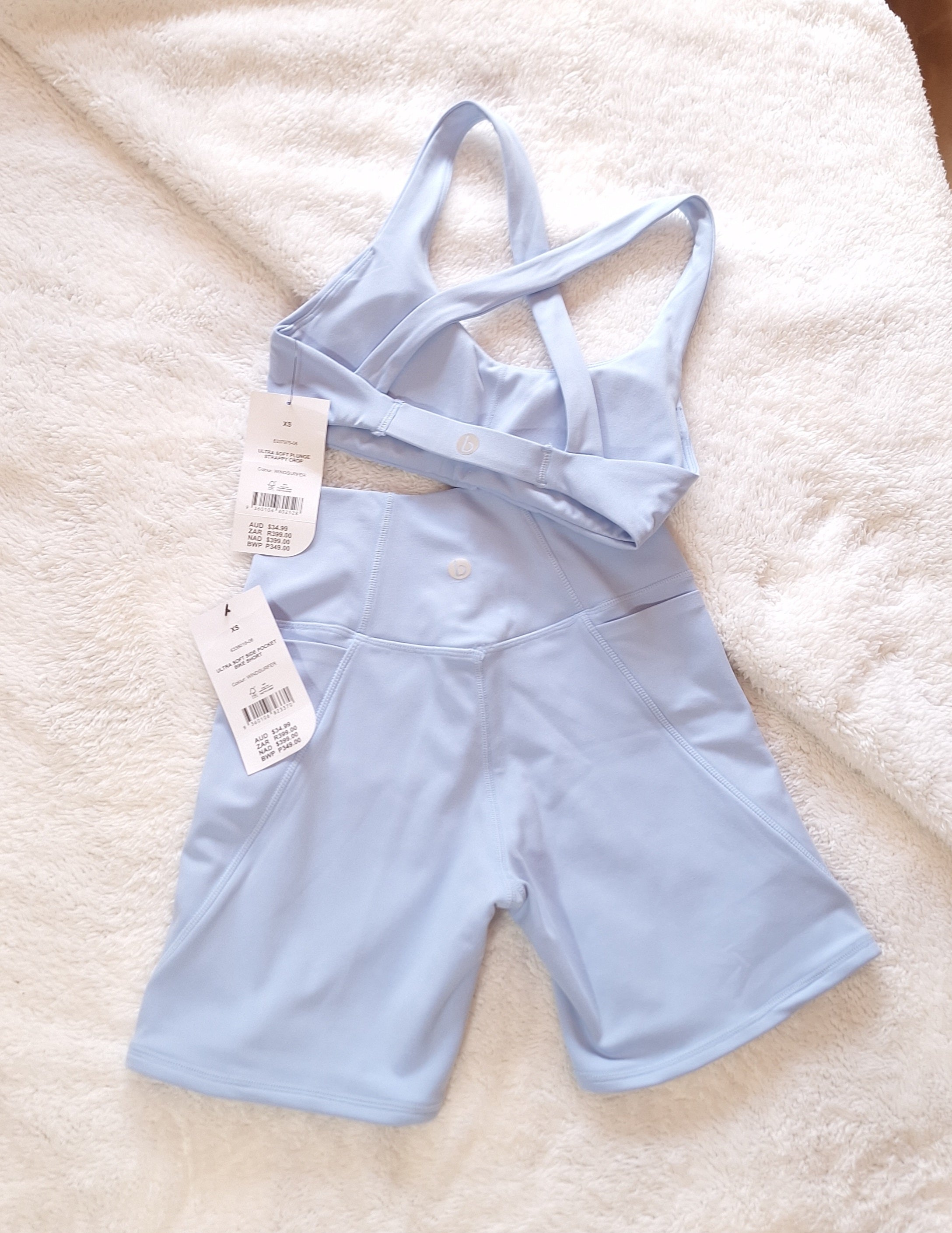 Cotton On Ultra Soft Plunge Strappy Crop, Ultra Soft Side Pocket Bike Short