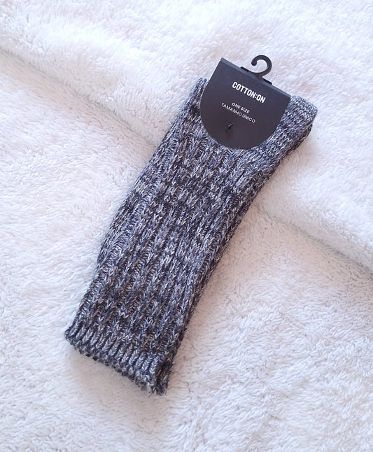 Cotton On - CHUNKY KNIT SOCKS