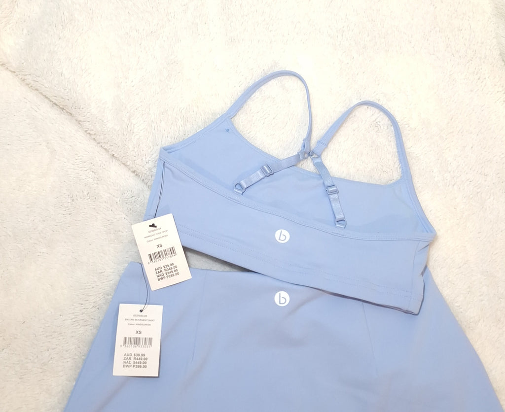 Cotton On Workout Yoga Crop, Encore Movement Skirt