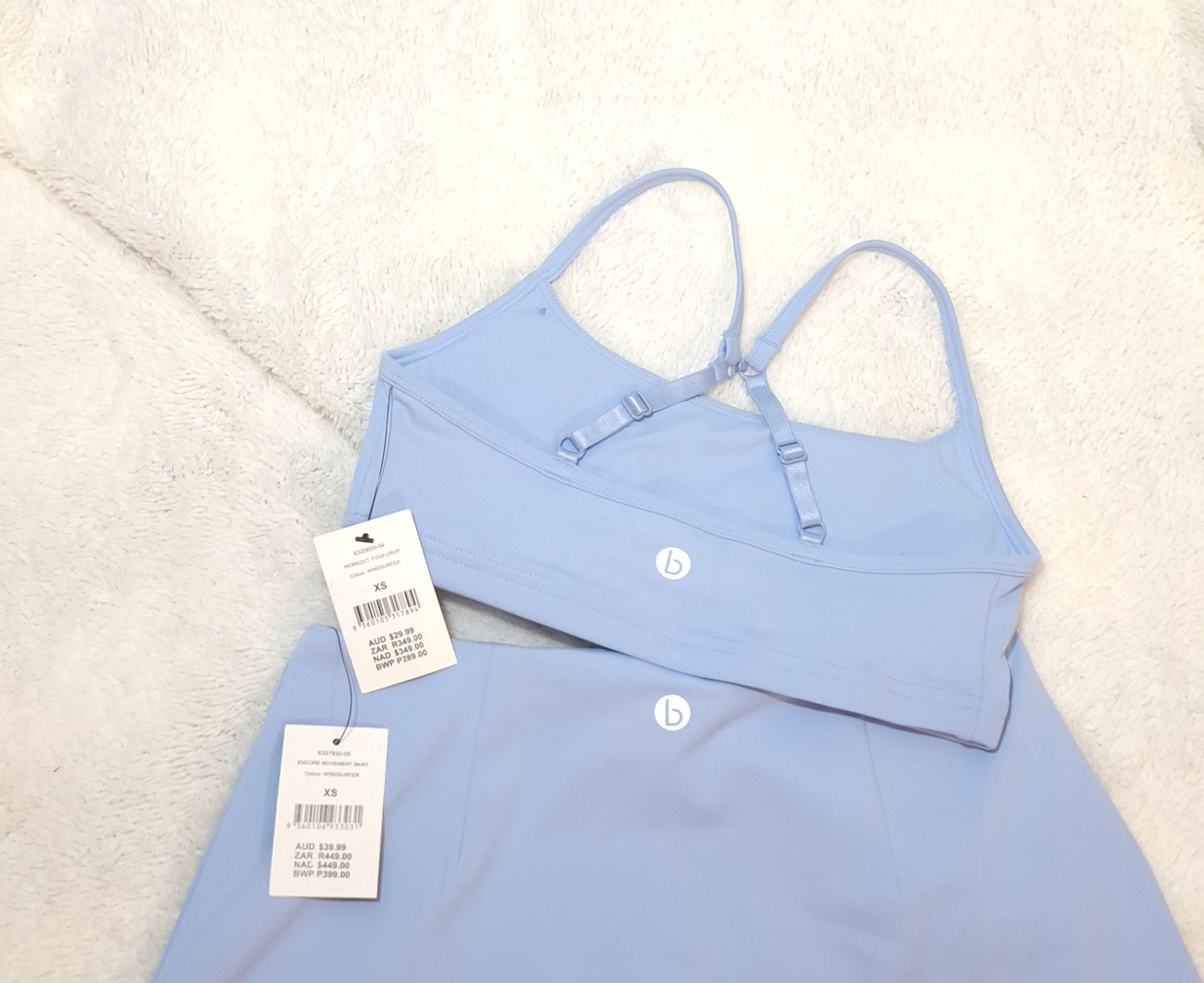 Cotton On Workout Yoga Crop, Encore Movement Skirt
