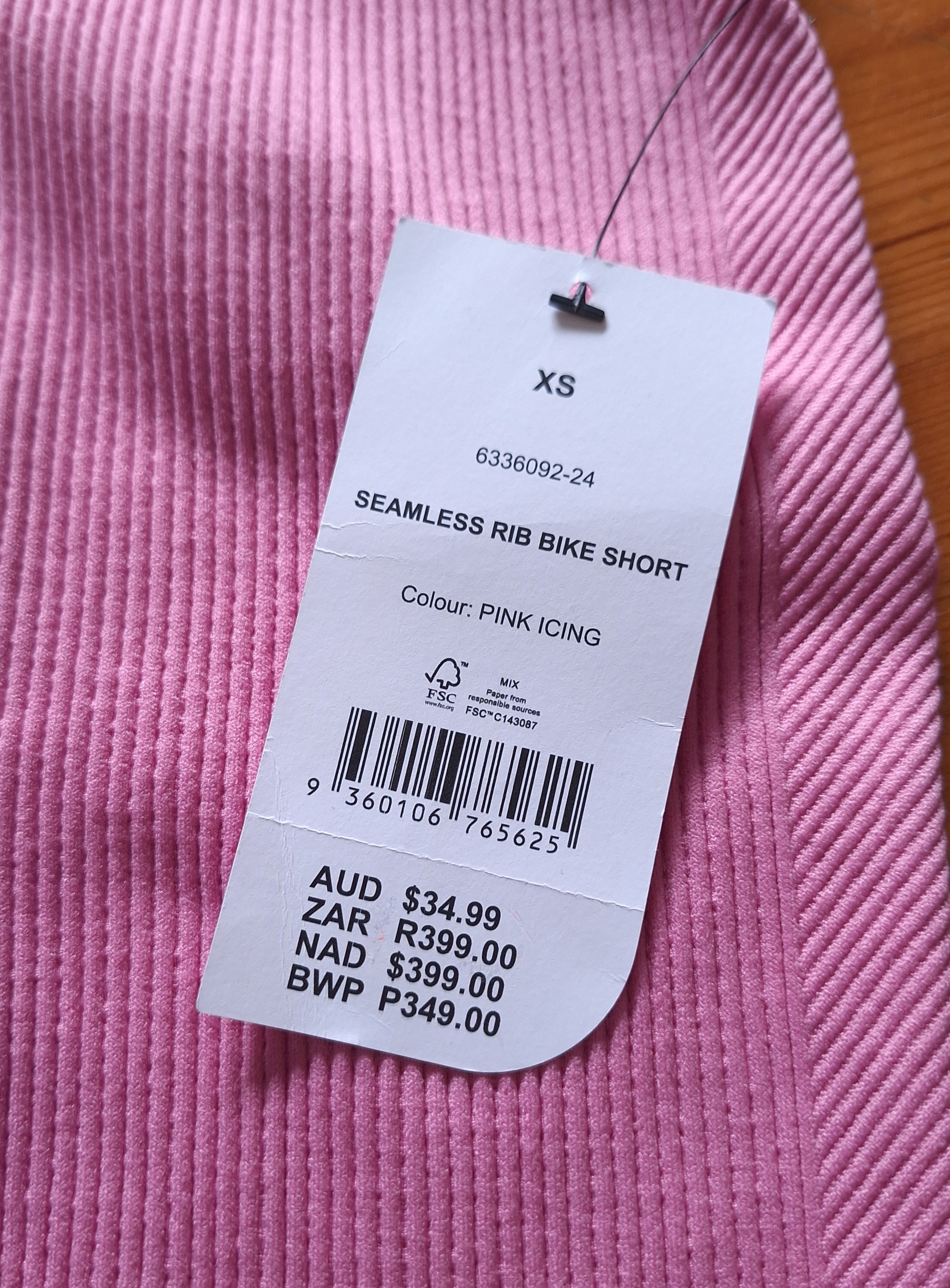 Cotton On Seamless Rib Bike Short