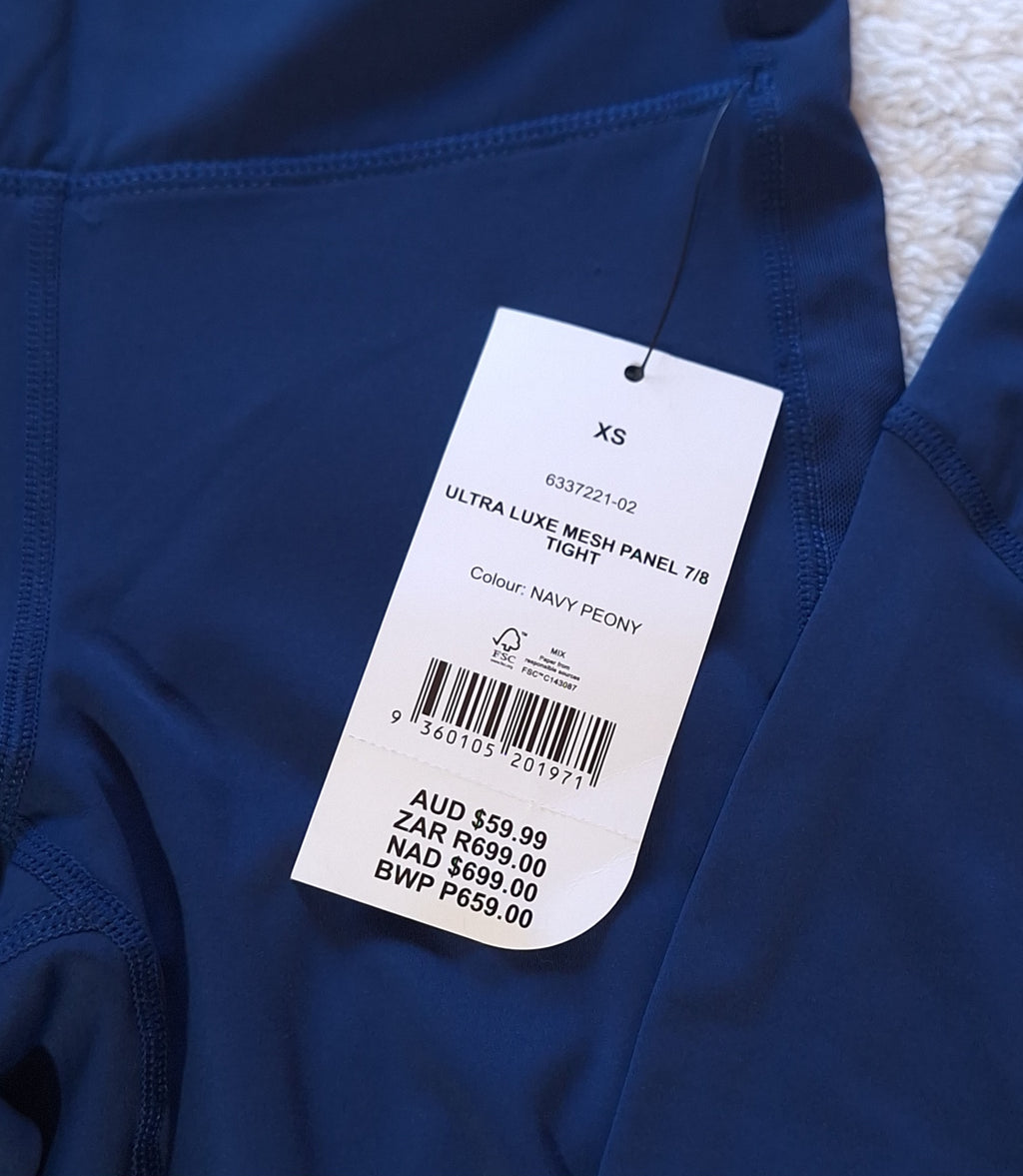 Cotton On - Ultra Luxe Mesh Panel 7/8 Tight