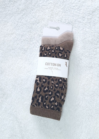 Cotton On - The Perfect Pair Crew Sock 2PK
