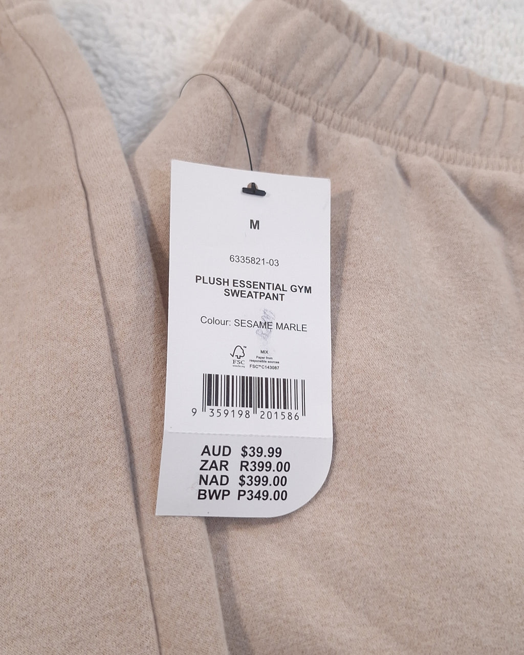 Cotton On - PLUSH ESSENTIAL GYM TRACKPANT