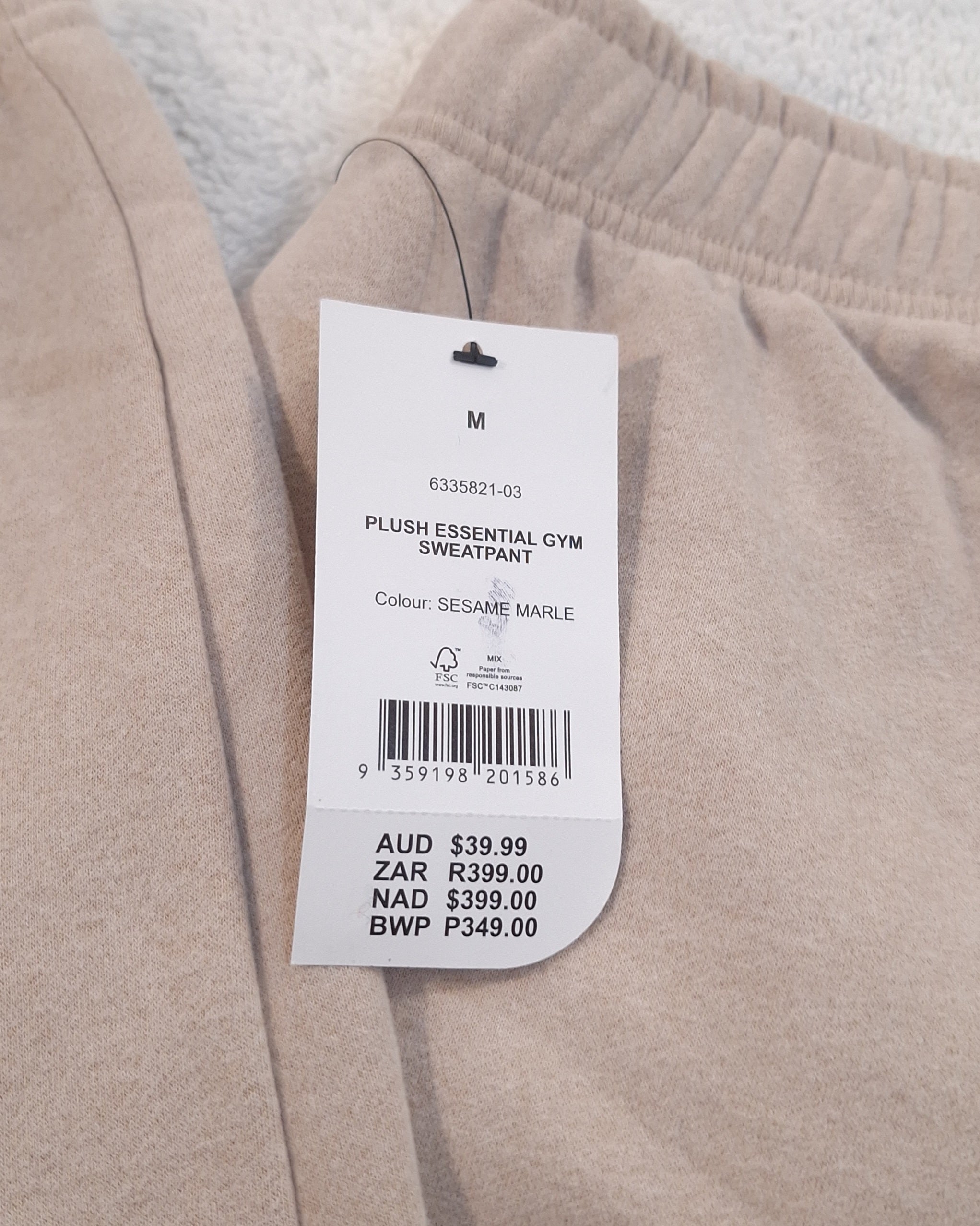 Cotton On - PLUSH ESSENTIAL GYM TRACKPANT