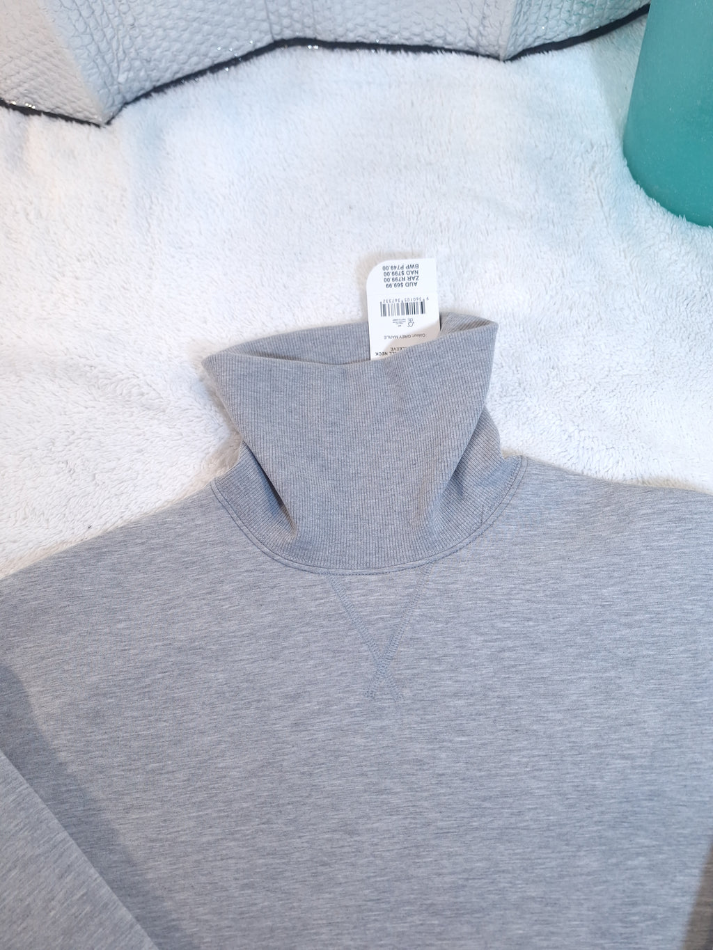 Cotton On Scuba Fleece Roll Neck Long Sleeve
