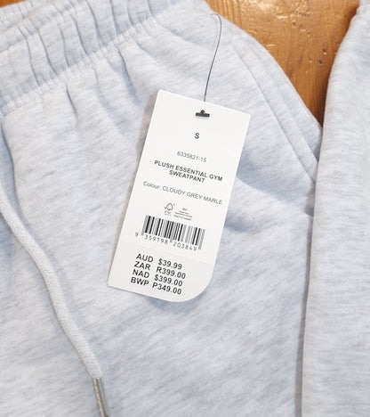 Cotton On PLUSH ESSENTIAL GYM TRACKBROEK Kleur: Wit