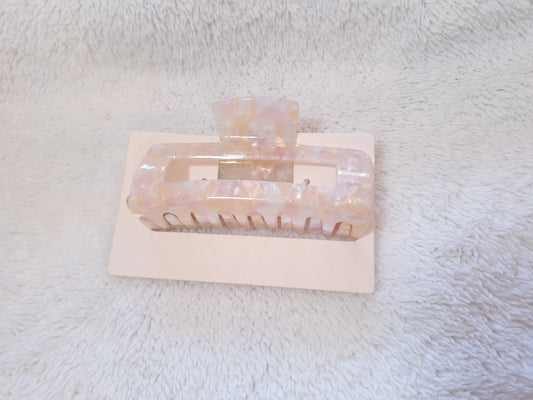Hair Clip Extra Large Amber Hair Claw