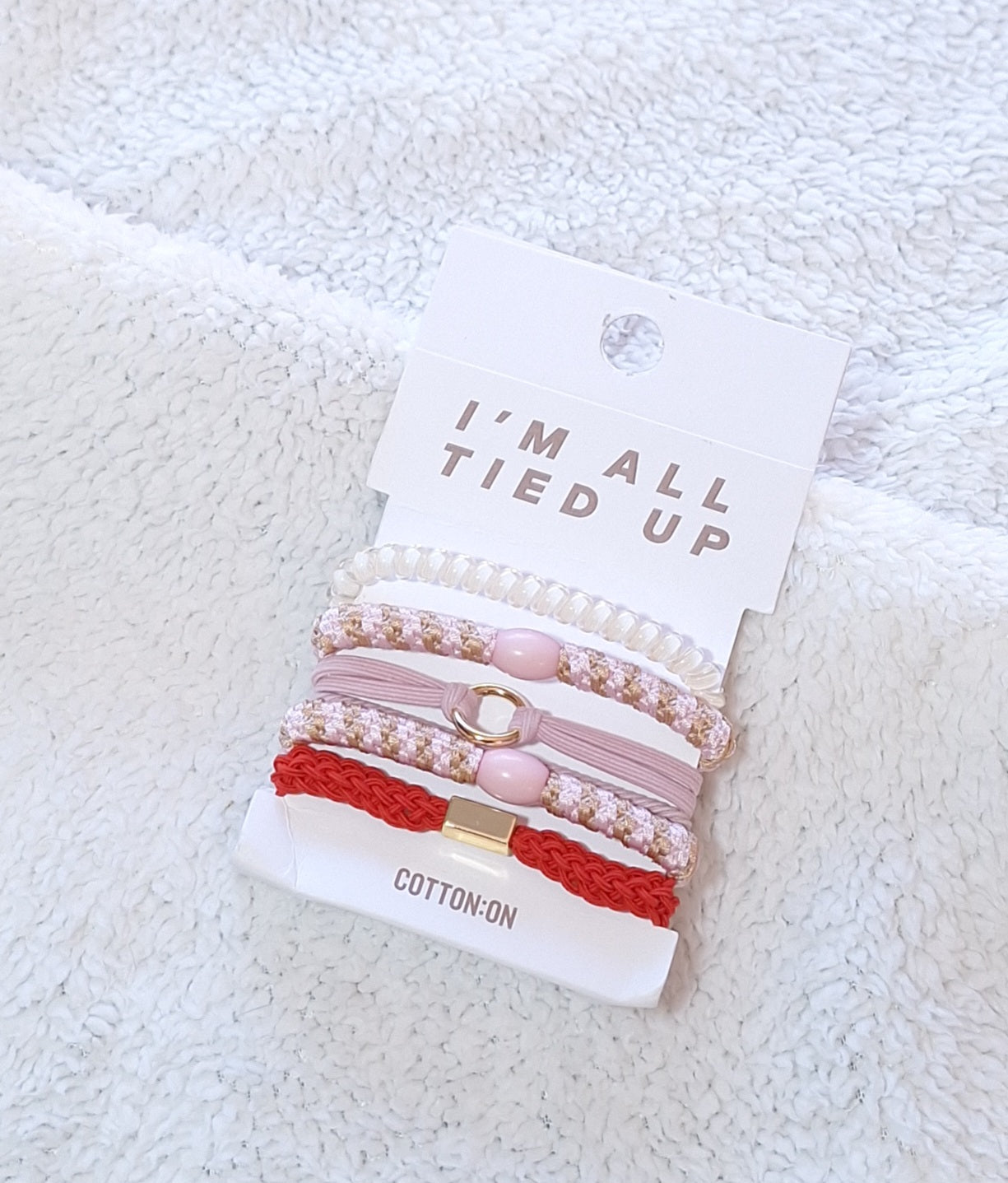 Cotton On All Tied Up Hair Tie Pack
