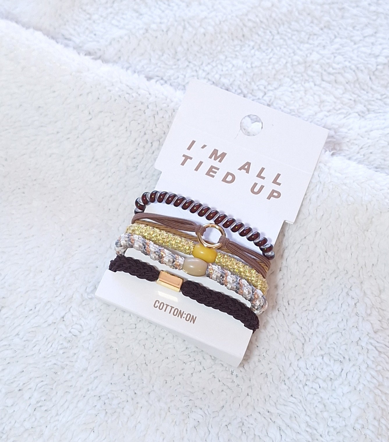 Cotton On - All Tied Up Hair Tie Pack