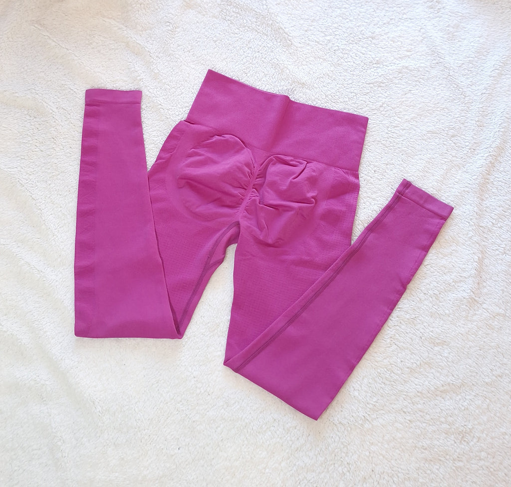 Shein Wide Band Scrunch Bum Leggings