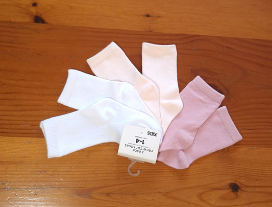 Cotton On - Kids 3 Pack Crew Cut Socks