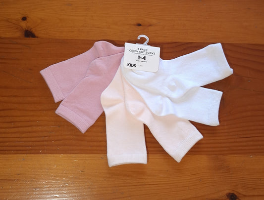 Cotton On - Kids 3 Pack Crew Cut Socks