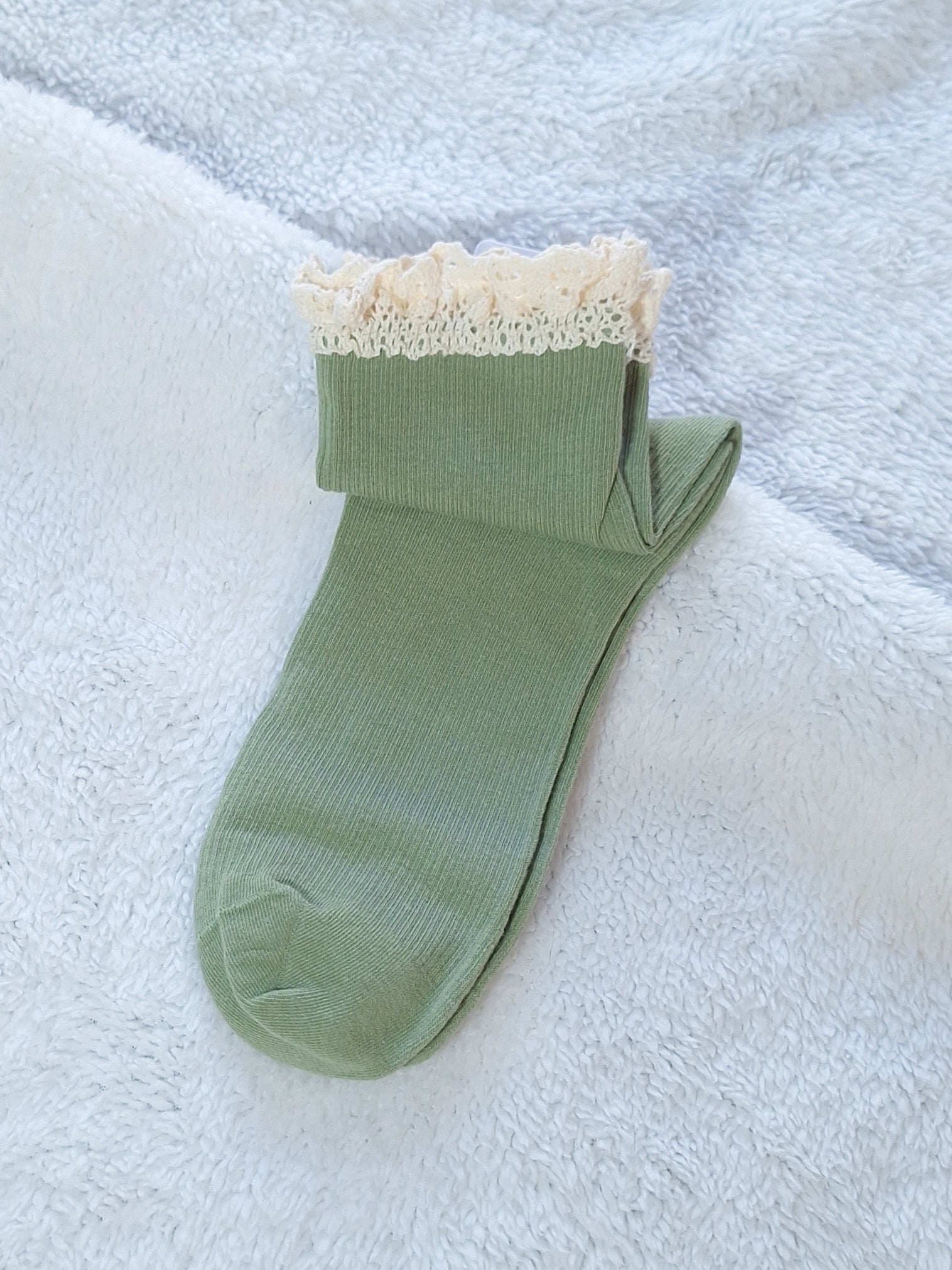 Cotton On Femme Frill Mid Crew Sock
