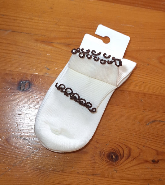 Cotton On - Fashion Frill Ribbed Ankle Sock