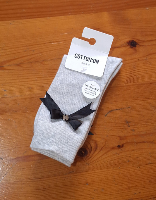 Cotton on - Bow Crew Sock