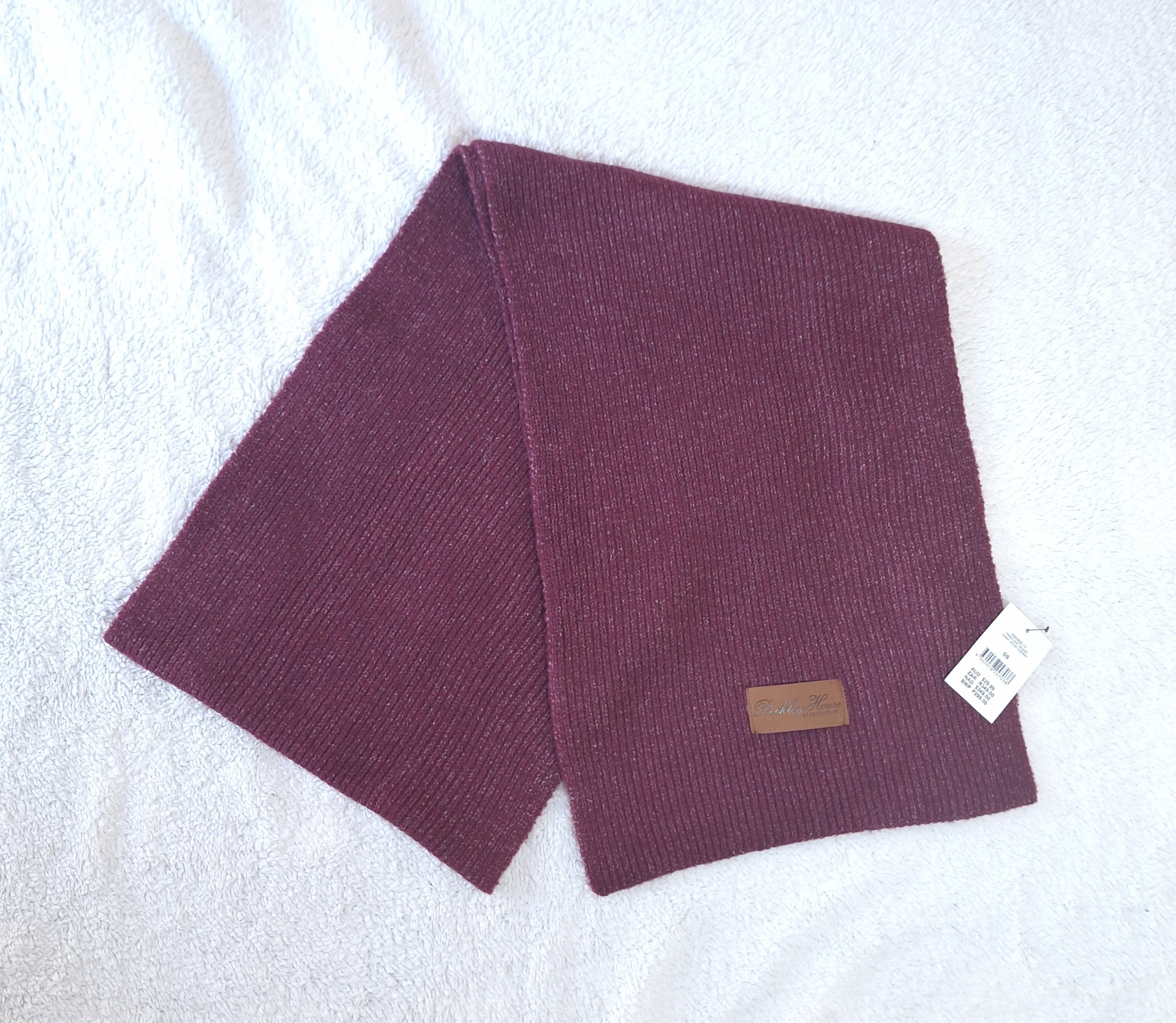 Cotton On Piper Ribbed Beanie & Scarve Combo