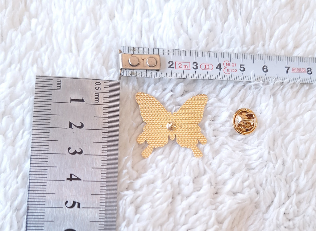 Enamel Butterfly Brooch