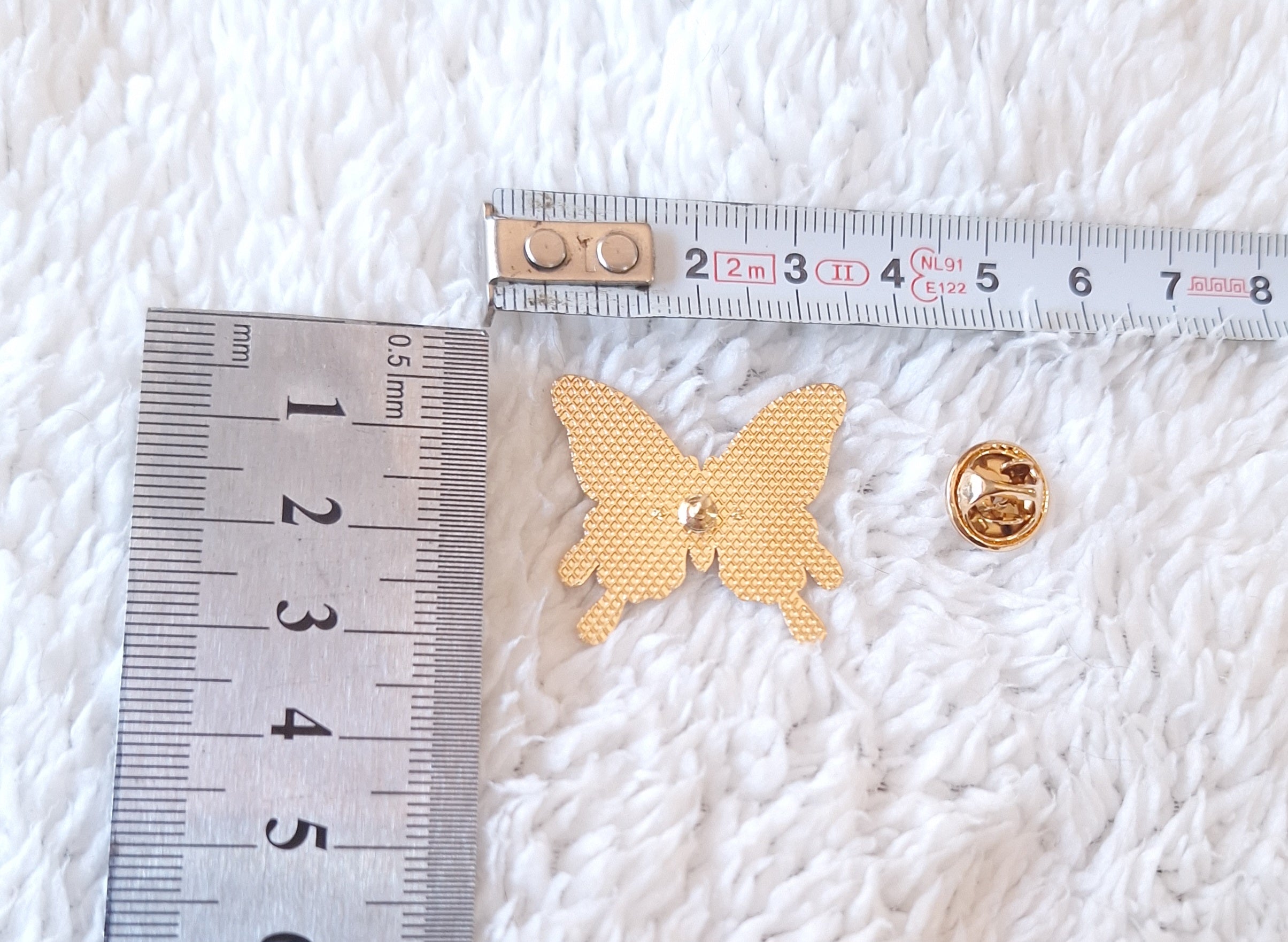 Enamel Butterfly Brooch