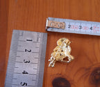 Rhinestone Brooch Magpie Bird
