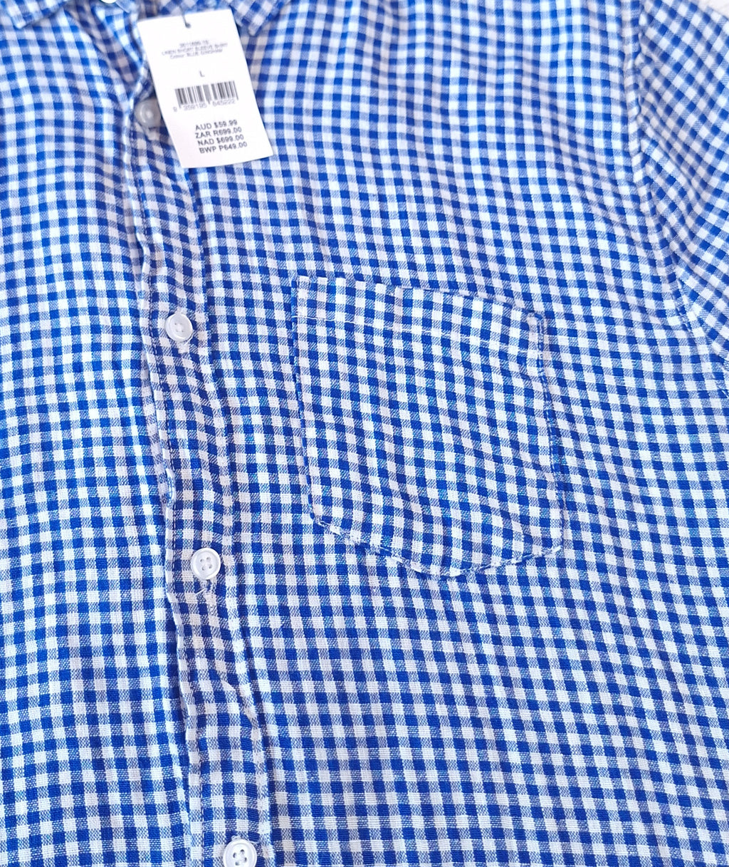 Cotton On Linen Short Sleeve Shirt