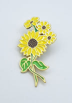 Brooch Pin Sunflowers Enamel Pin