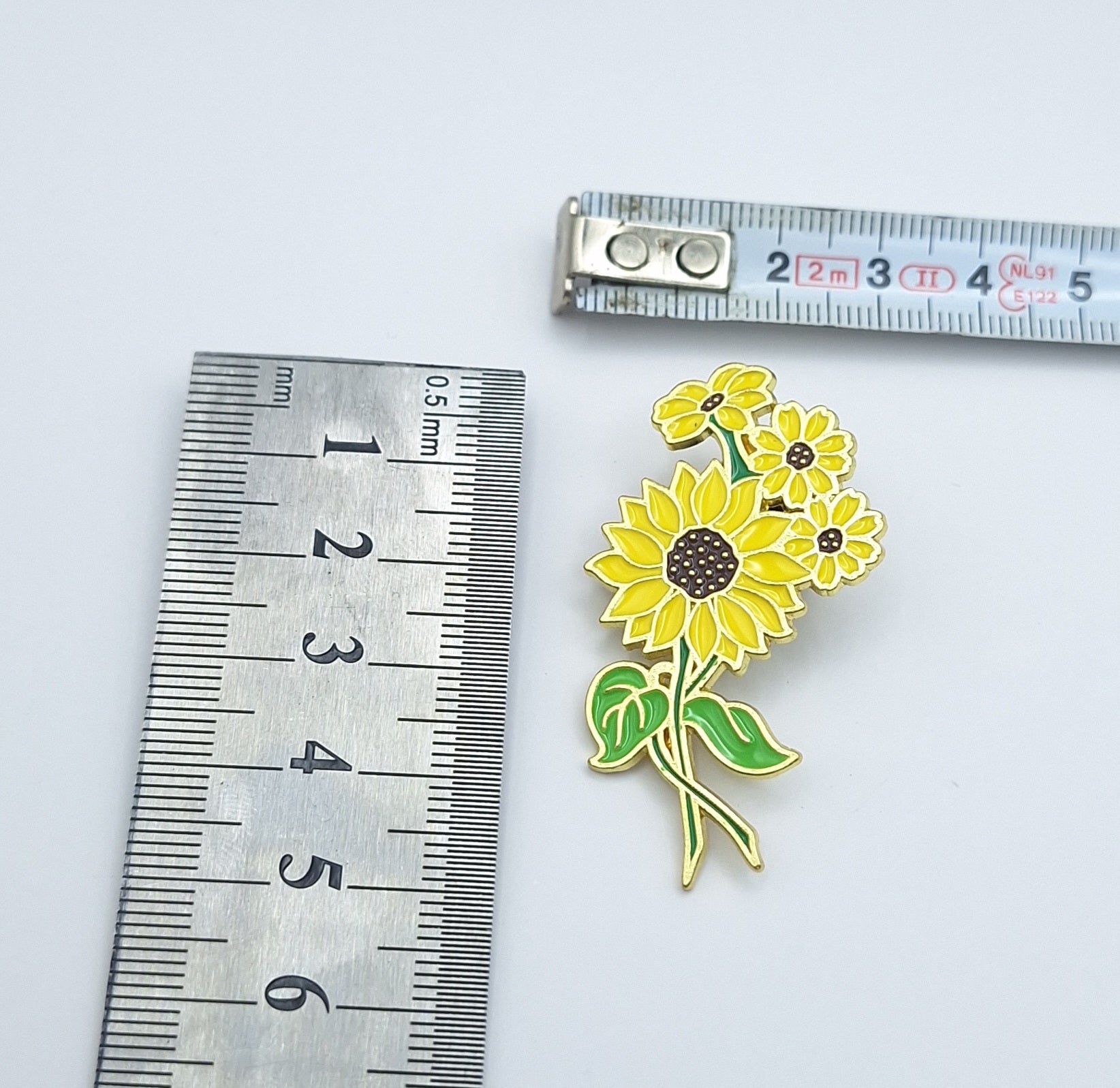 Brooch Pin Sunflowers Enamel Pin