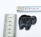 Brooch Pin  Elephant Enamel