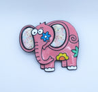 Brooch Pin  Elephant Enamel