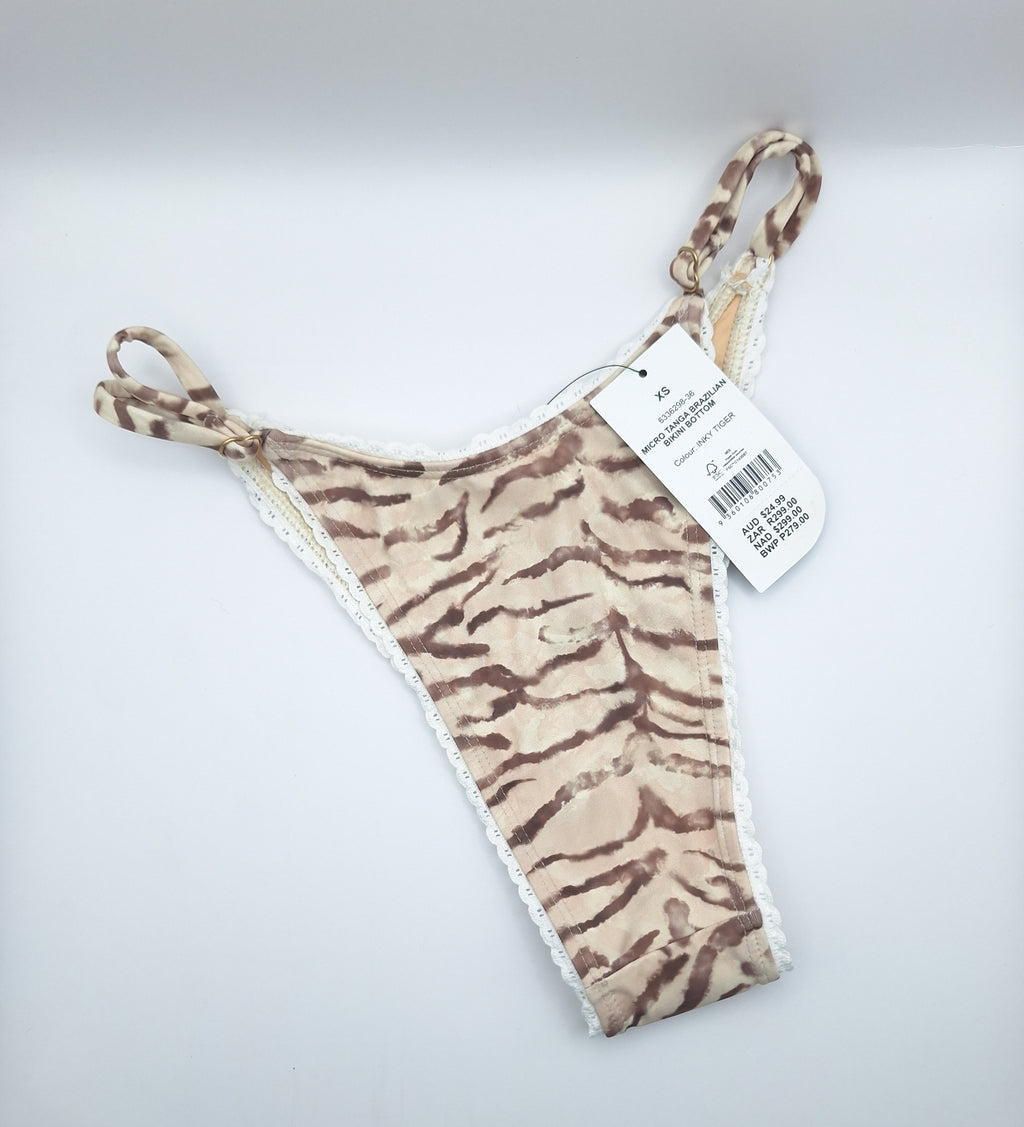 Cotton On Micro Tanga Brazilian Bikini Bottom