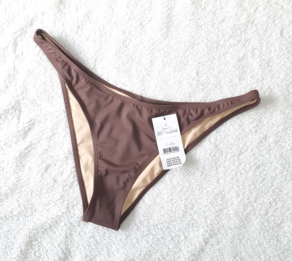 Cotton On  High Side Brazilian Seam Bikini Bottom