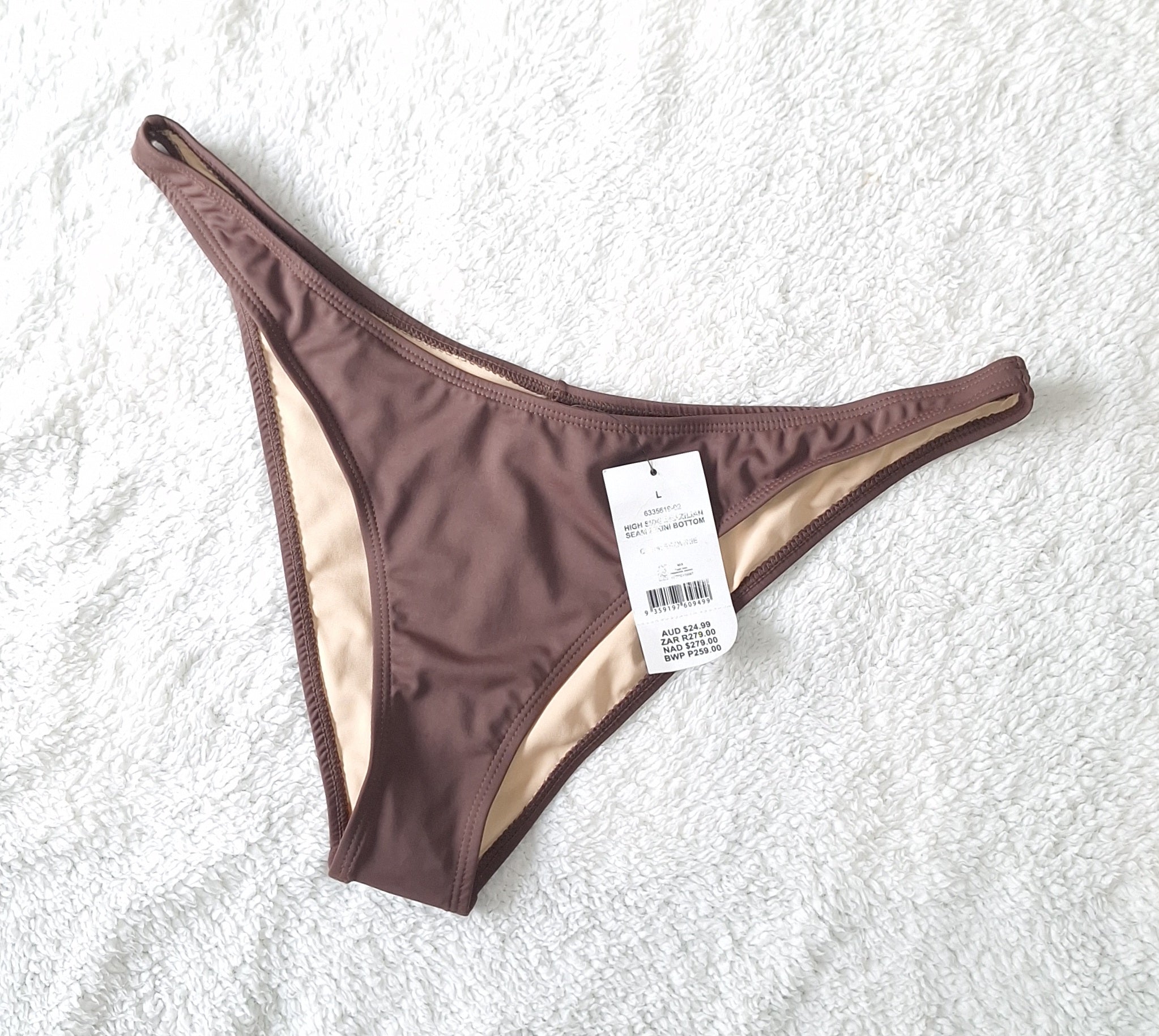 Cotton On  High Side Brazilian Seam Bikini Bottom