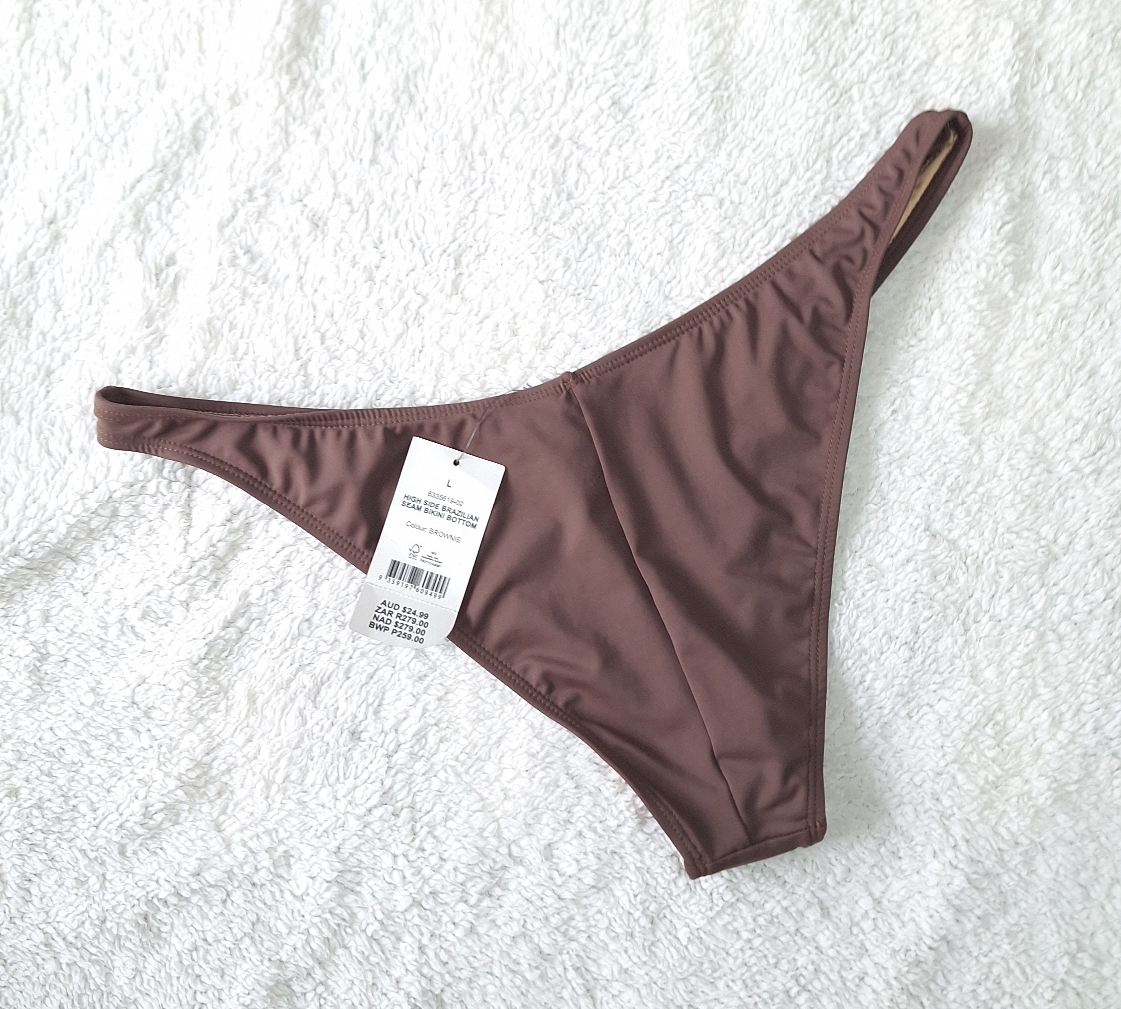 Cotton On  High Side Brazilian Seam Bikini Bottom