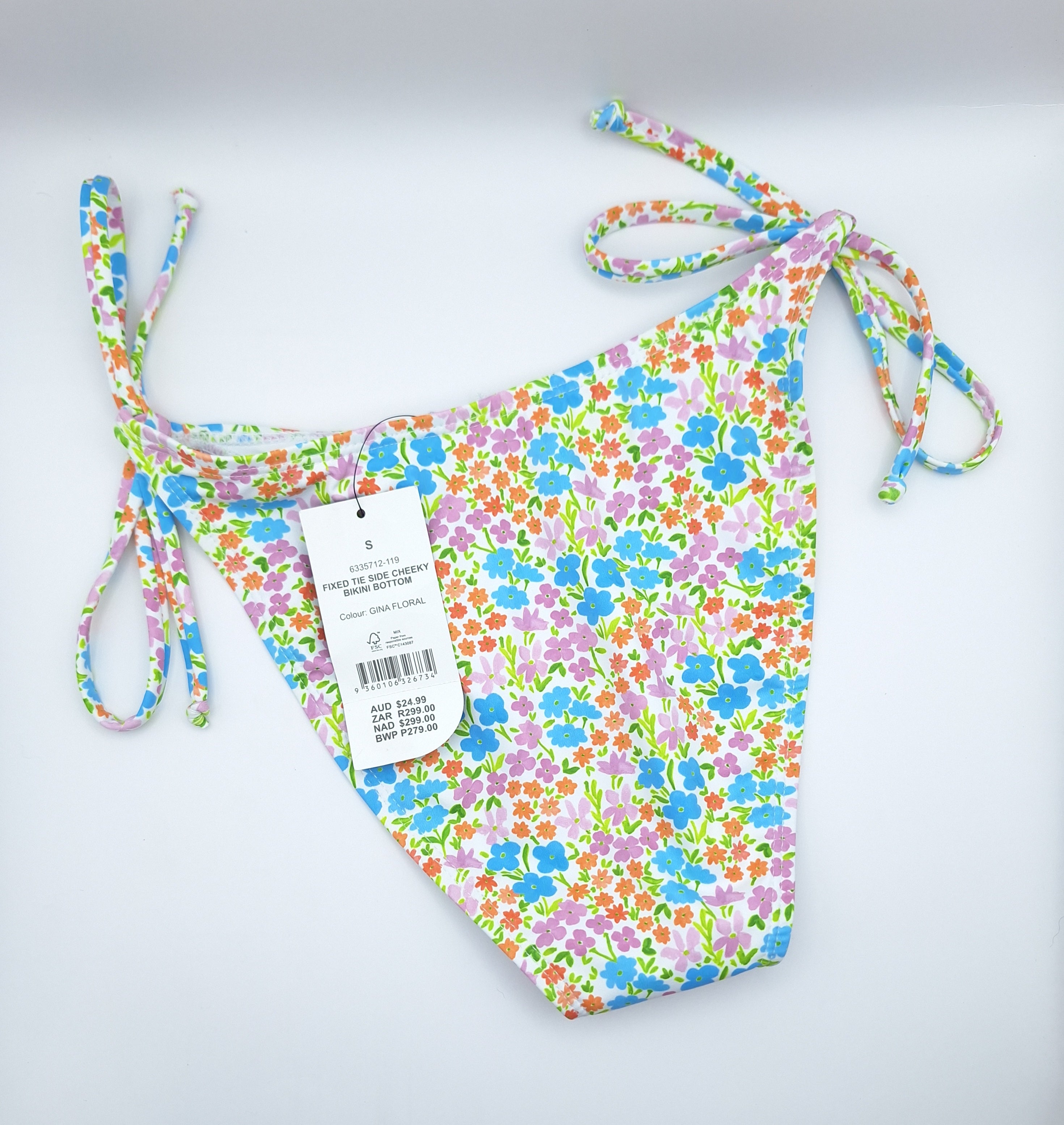 Cotton On  Fixed Tie Side Cheeky Bikini Bottom