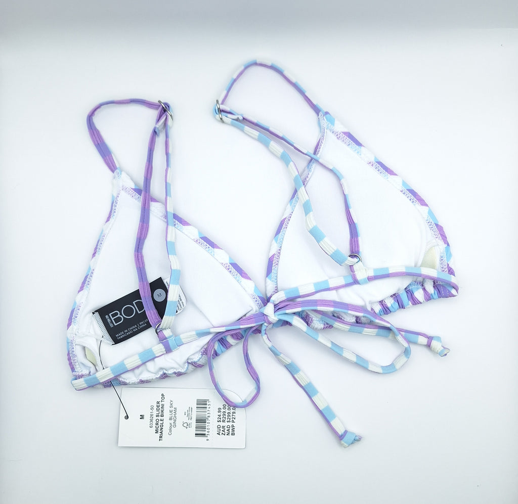 Cotton On Micro Slider Triangle Bikini Top