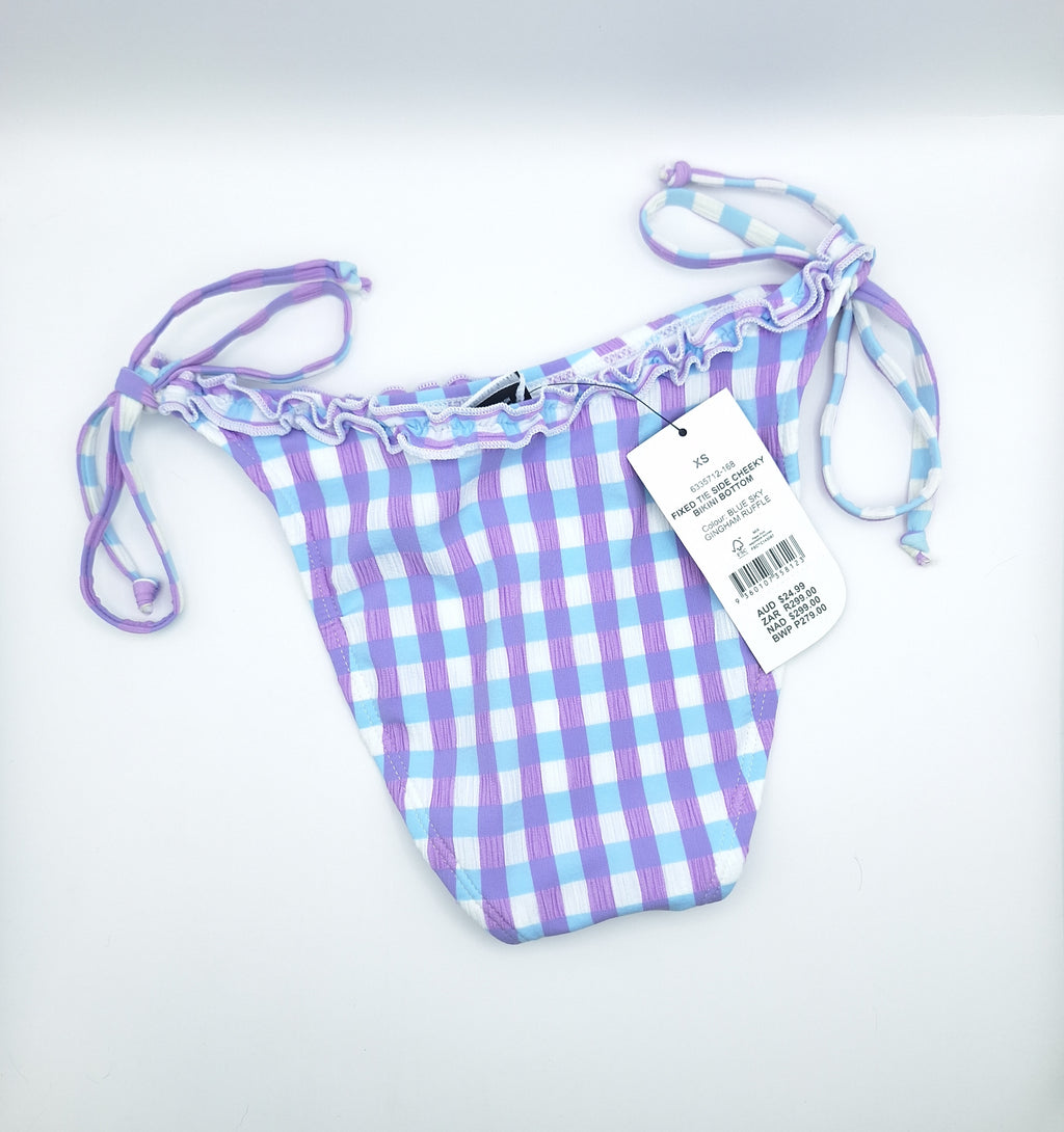 Cotton On Fixed Tie Side Cheeky Bikini Bottom