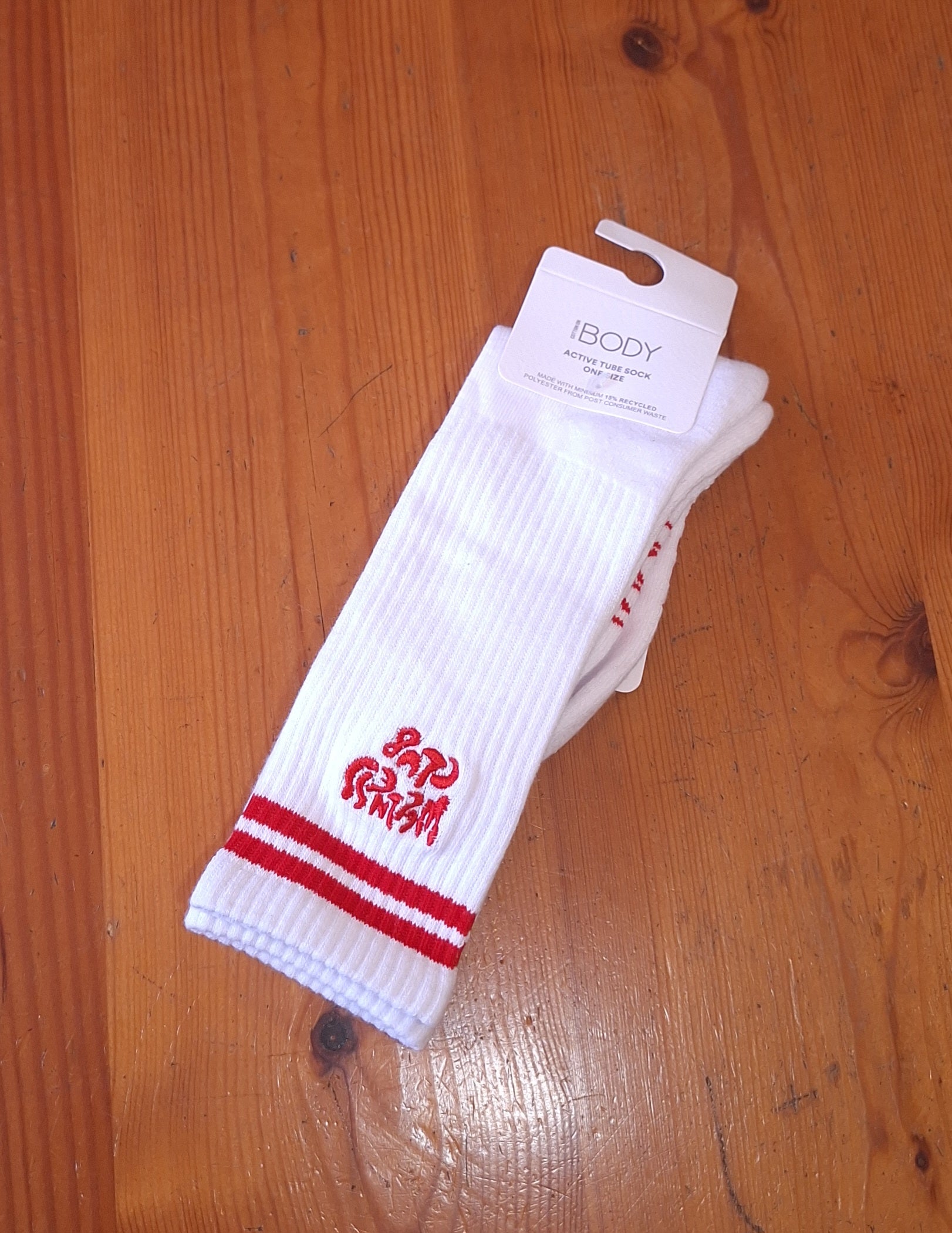 Cotton On Active Tube Sock Wellness Club