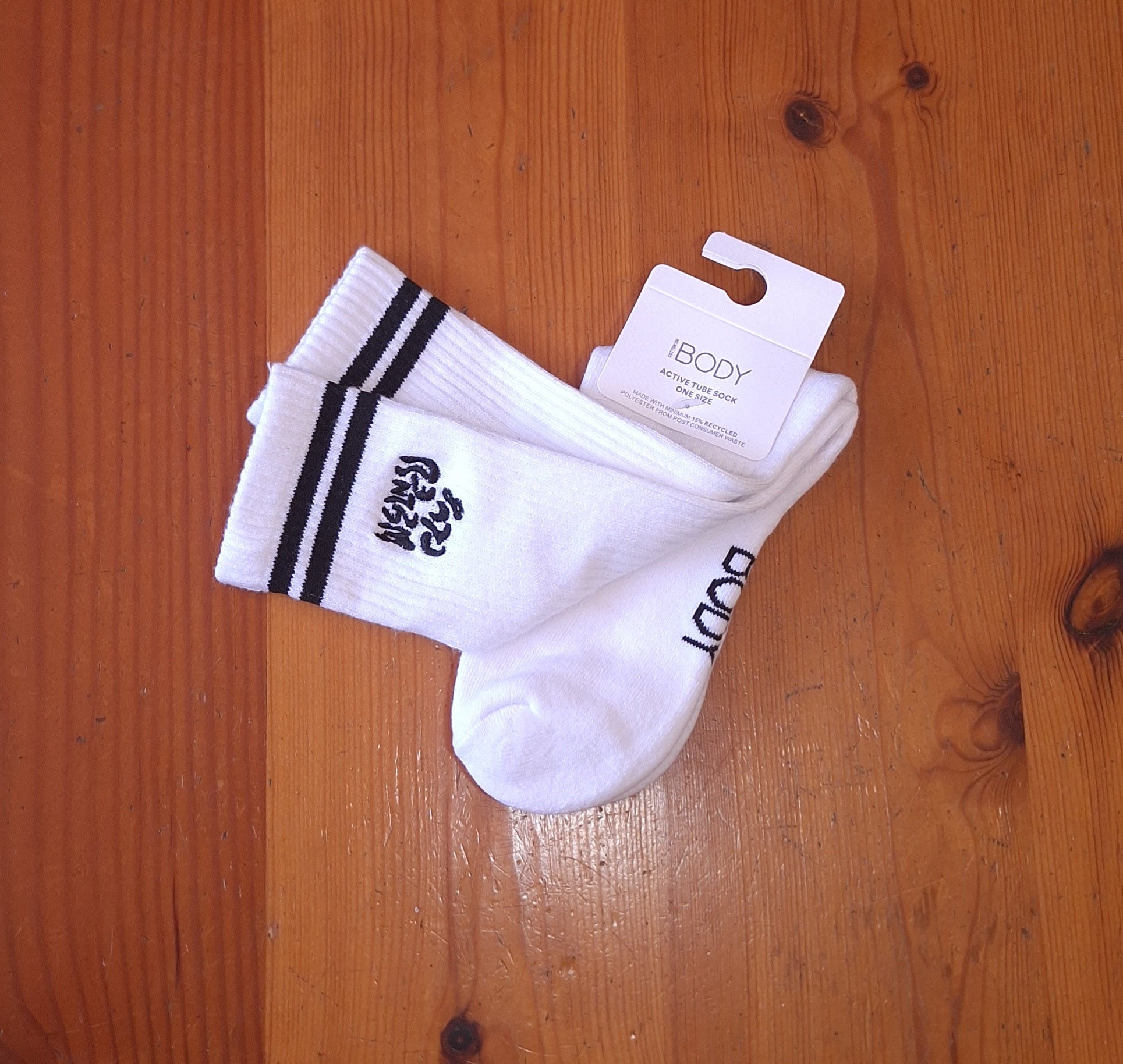 Cotton On Active Tube Sock Wellness Club