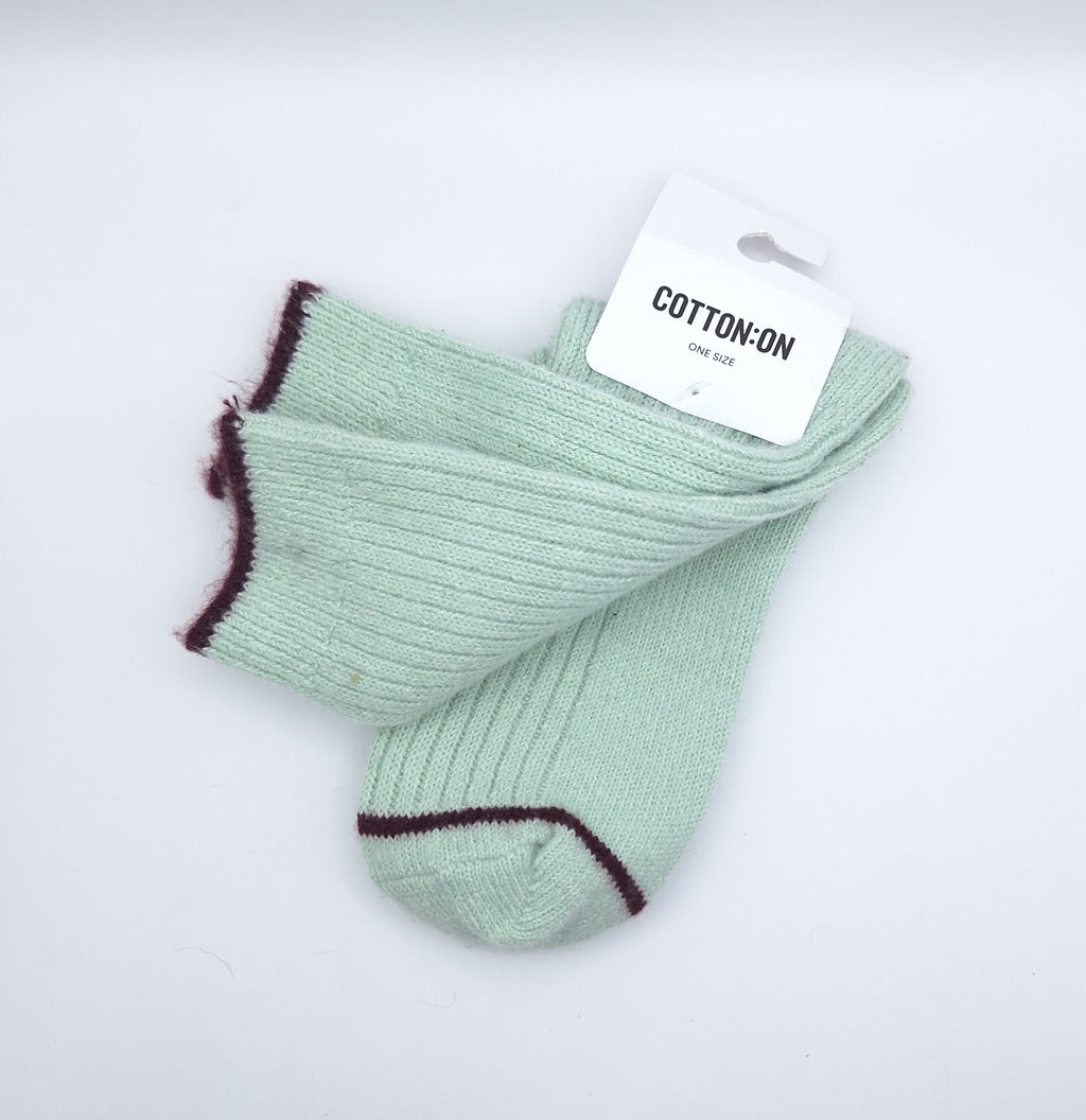 Cotton On Brushed Cosy Sock