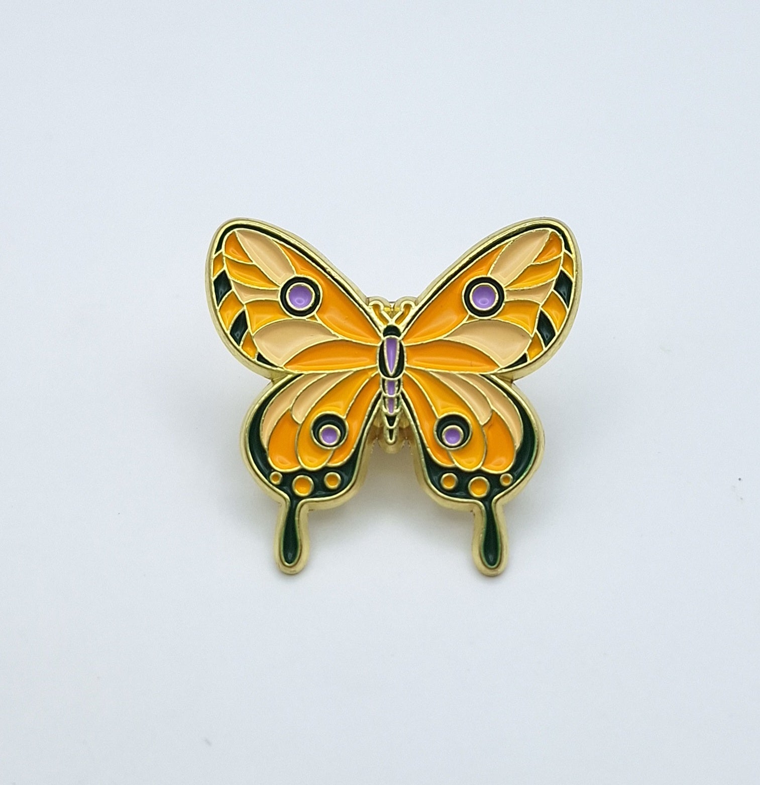 Brooch Pin Enamel Butterfly